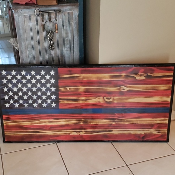 Thin Blue Line Flag (Made in the USA) by USA Flag Co American Flag Thin Blue Line